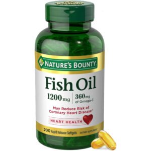 Nature's Bounty Fish Oil Omega 3 Supplements