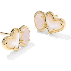 Kendra Scott Ari Heart Emilie Stud Earrings, Fashion Jewelry for Women